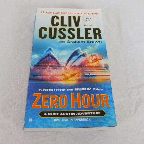Lot 4 Clive Cussler NUMA Files PB Blue Gold Rising Sea Pharoahs Secret Zero Hour - Picture 8 of 11